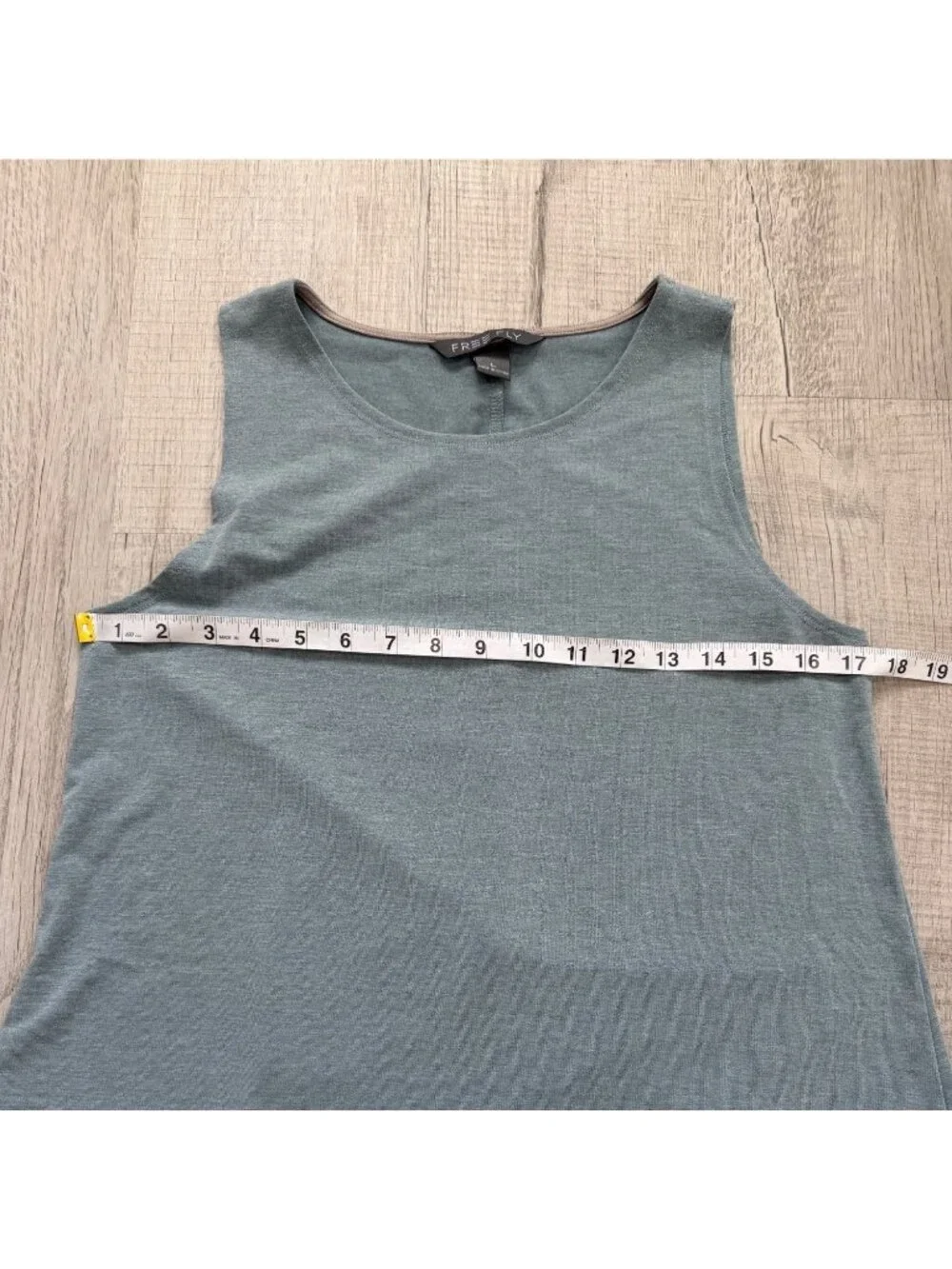 Free Fly Womens Size L Sleeveless Dress Blue Bamboo Tank Dress Lightweight - Picture 6 of 8